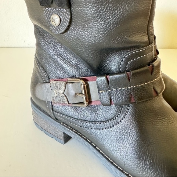Pikolinos Black Leather Buckle Boots Size 37 - Picture 3 of 13